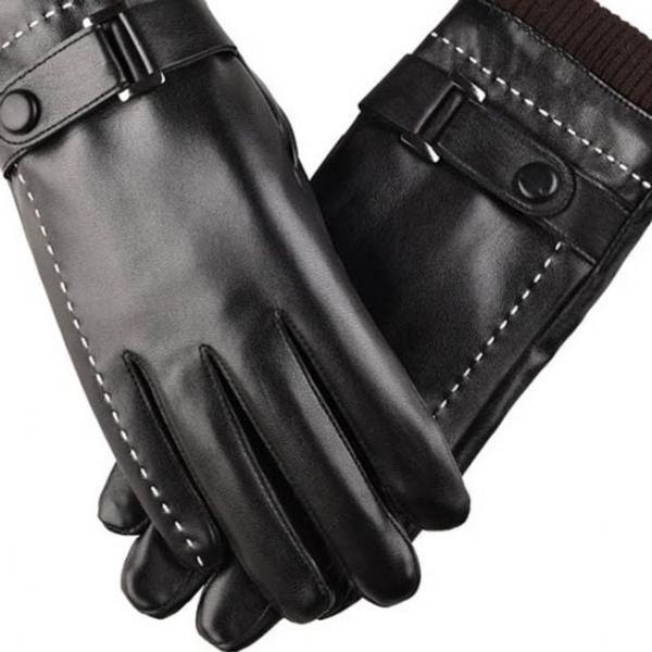 WL 검정색 융털 기모 핸드토시 한겨울에도 편리함을 더해주는 스마트폰 터치 보온 가죽장갑