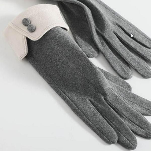 WL 보아퍼 핸드토시 실용성과 스타일을 더한 투버튼 방한 글러브 세련된 디자인 장갑