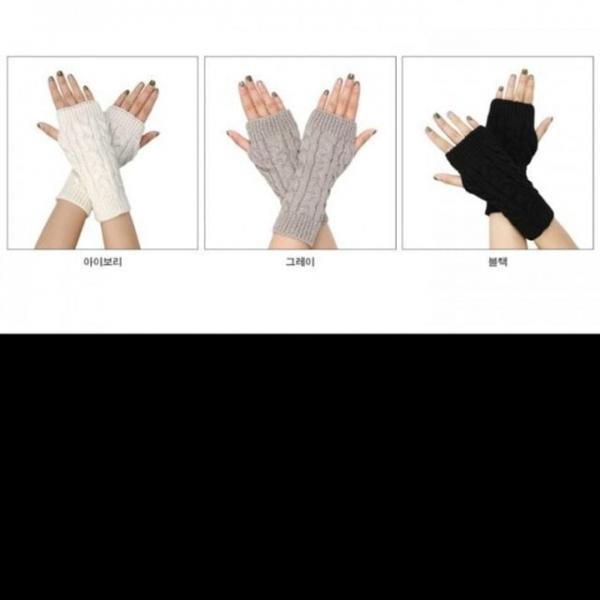 WL 핑거리스 장갑 신축성 우수 스웨터 모던한 디자인 직장에서 업무중 사용가능 부드러운 감촉