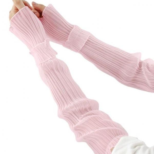 WL 패션 포인트 컬러 레이스 슬리브 작업팔토시 전문가용