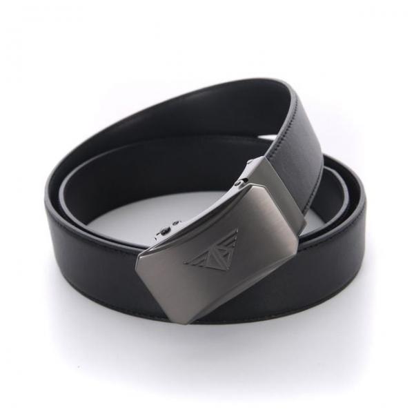 WL 다운블로우-DBBT003BK 국내제작 시그니처 로고자동버클 가죽벨트