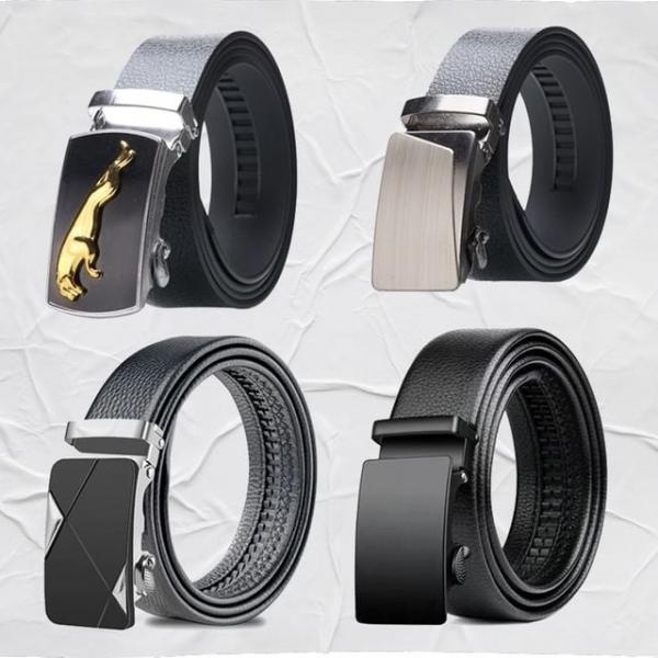 WL 남성용 가죽 벨트 조절 가능한 정장 패션 허리띠
