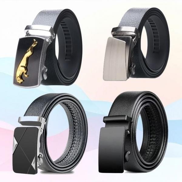 WL 고급 남성 정장 벨트 가죽 럭셔리 캐주얼 비즈니스