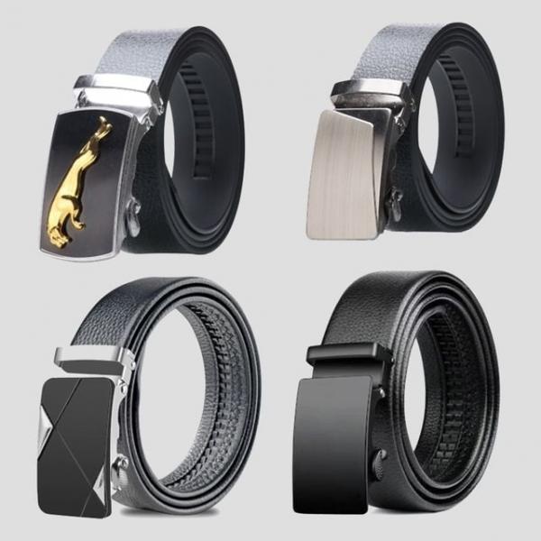 WL 바클 가죽 남성 혁대 럭셔리 캐주얼 패션 튼튼한 고급