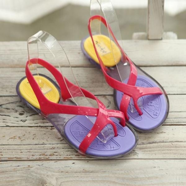 여성 스트랩샌들 쪼리 잴리슈즈