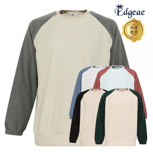 엣지애 남성 오버핏 나그랑 후리스 맨투맨 MCTW4HT5436