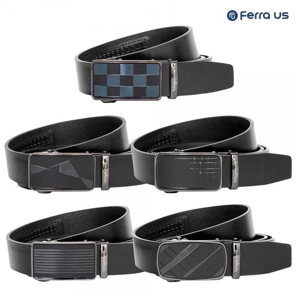 페라어스 남성 TS 솔리드 디자인버클 자동 벨트 TDB4081