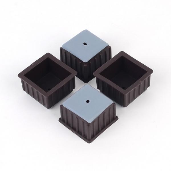 4P 갈색 사각 테프론 의자캡