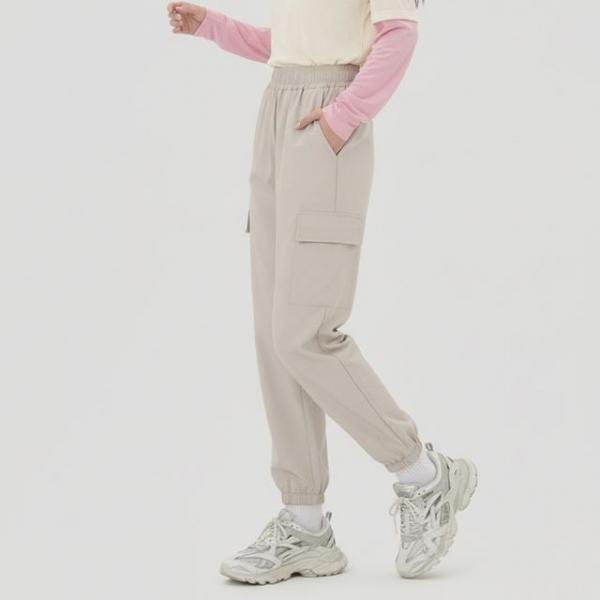 JEB-1007237 바스락 여성 조거 카고 팬츠 밴딩 5color -2XL까지