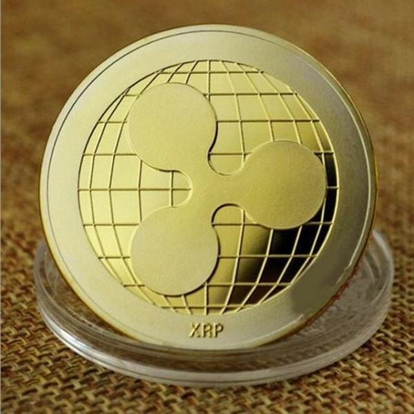 WL 리플코인 데코 기념장식주화 가상암호화폐 Ripplecoin