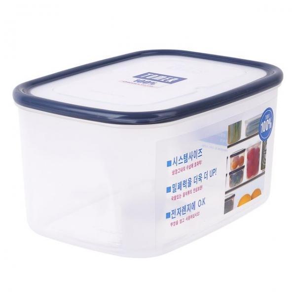 국산 냉장고 정리 토마 직사각 밀폐 용기 7호 2.8L