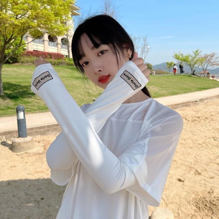 여름토시 팔토시 아이스핏 자외선차단 쿨토시 화이트