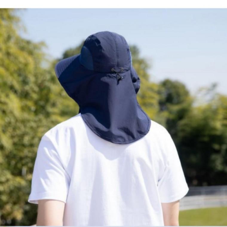 뒷목 목가리개 모자 덮는 차단 선캡 햇빛 여행용 낚시 농사 햇빛 모자