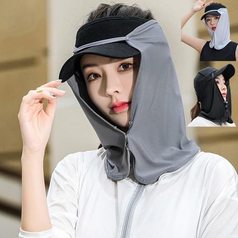 캡 햇빛가리개 얼굴가리개 햇빛차단 탈부착