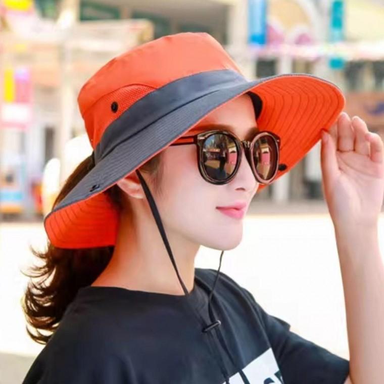썬캡 여름모자 여름 접이식모자 여성 햇빛가리개모자 벙거지모자 챙모자 햇빛가리개 등산용 원픽