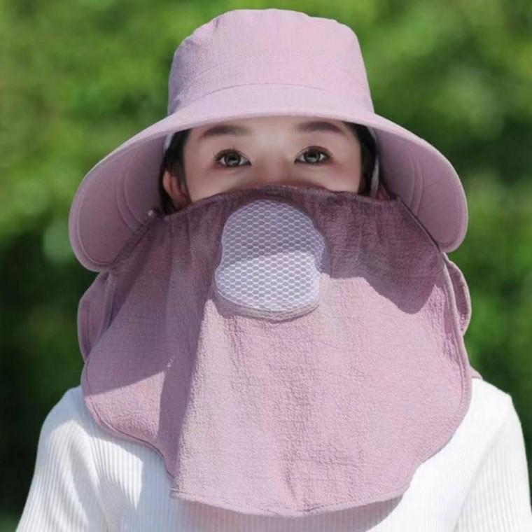 자외선차단 밭일 가리는 햇빛 농사 작업용 뒷목보호 남녀공용 썬캡 모자 햇빛가리개 모자 모자 여름
