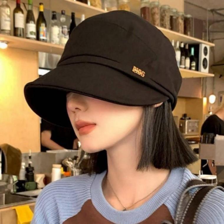 데일리 패션 벙거지 버킷햇 사계절 캡 여성 간절기 보닛햇 모자 햇빛차단 잡화 패션 얼굴소멸 외출용 영문