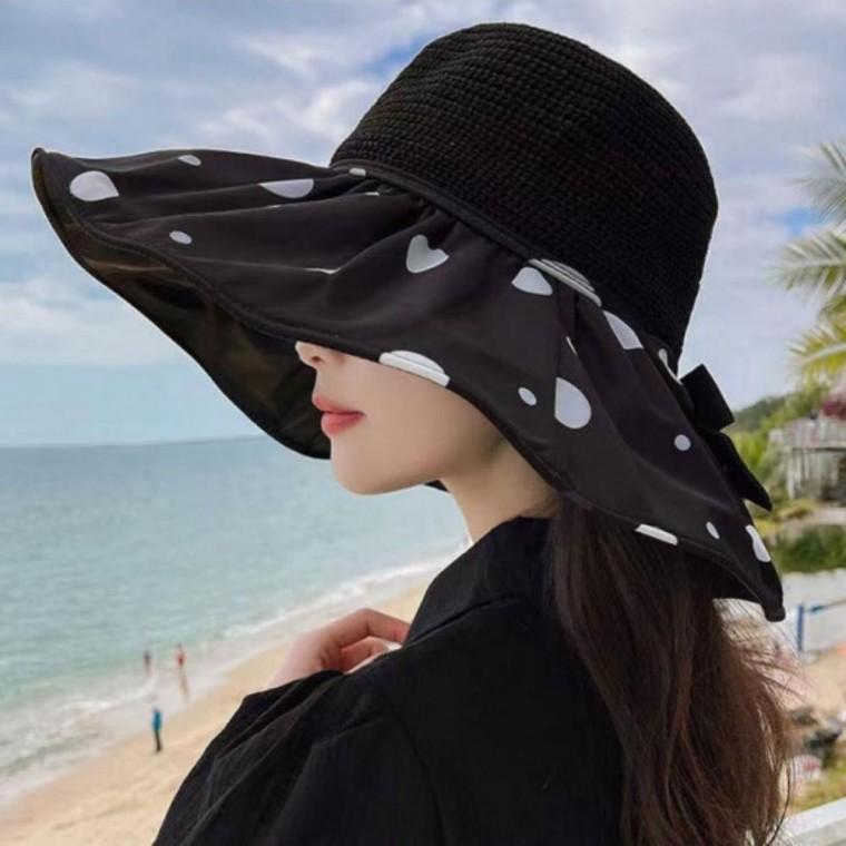 여자 모자 햇빛차단 벙거지 이 버킷햇 챙넓은