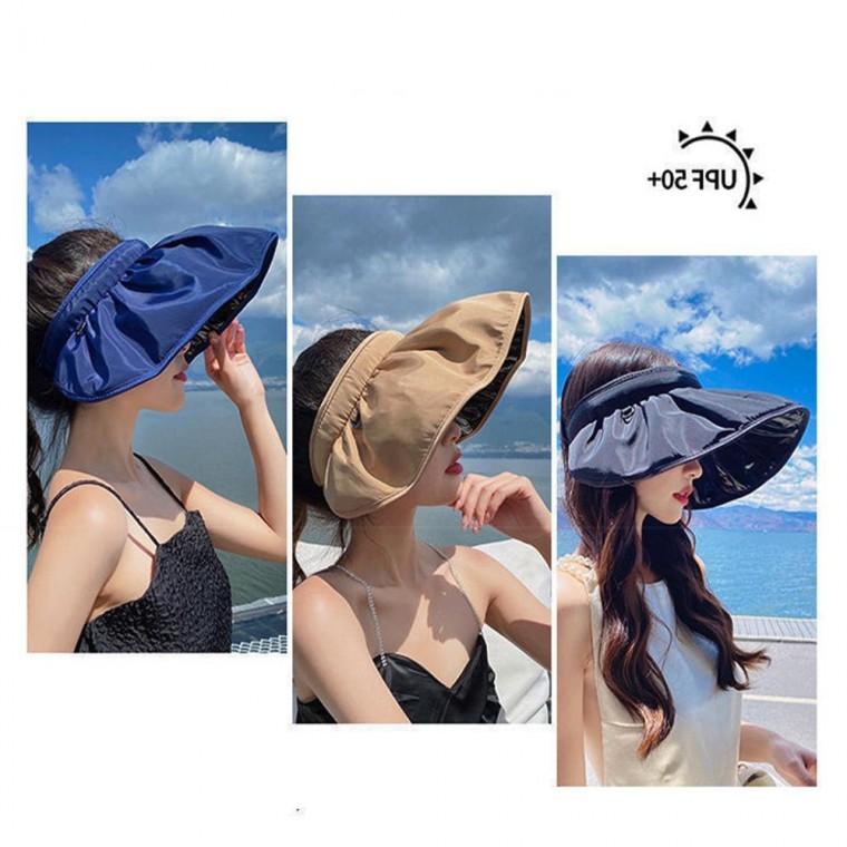 자외선차단 여름 여자 햇빛가리개 여성 넓은썬캡 프라햇 썬캡모자