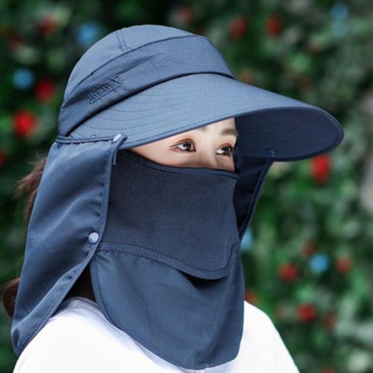 야외 활동 햇빛 자외선 차단 피부 보호 챙 모자 여자 삿갓 군모 버킷햇 군인 미수아