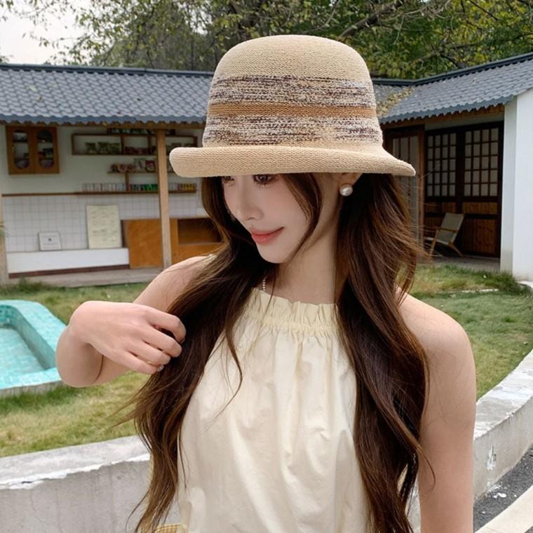 가벼운 버킷햇 햇빛차단 캐주얼 벙거지 모자 사계절