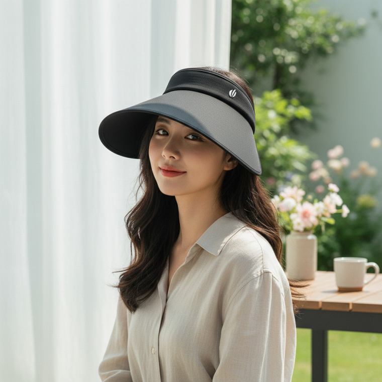 여름용 차광 와이드챙 썬햇 햇빛차단 여성 모자