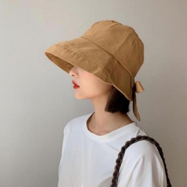 버킷햇 벙거지 빅챙 모자 햇빛 자외선 예쁜 리본 차단