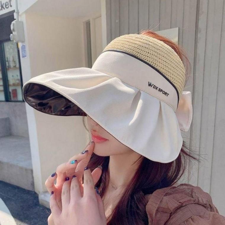 돌돌이 여름 오픈버킷햇 비치캡 와이드챙 여성 라탄모자 왕골모자 모자 햇빛차단 원픽