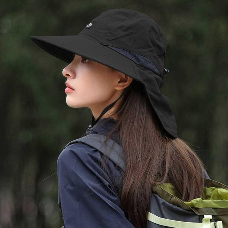 남녀 아웃도어 햇빛차단모자 커플 등산 공용 챙넓은 버킷햇챙모자 모자 룩 등산모자 사파리 원픽