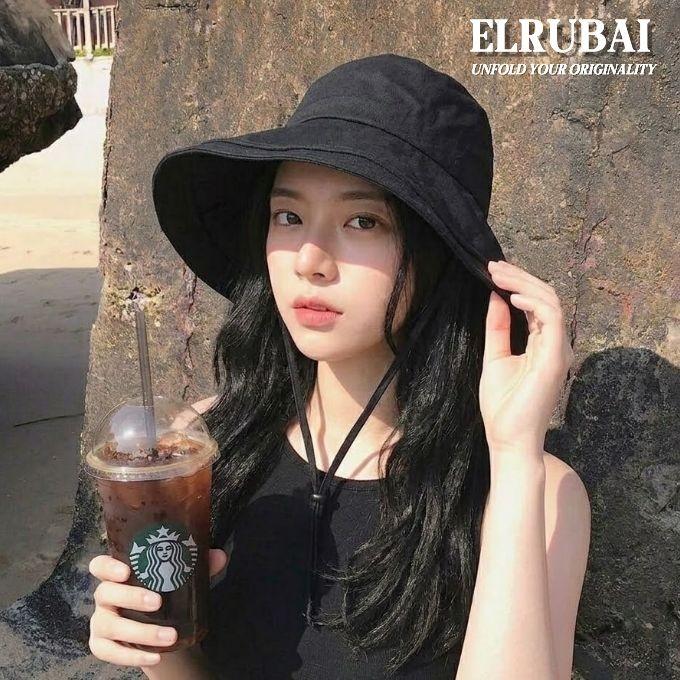 엘루바이 26년 버킷햇 벙거지모자 챙넓은 골프 등산 자외선차단 햇빛차단 대두모자 런닝모자 여성골프모자