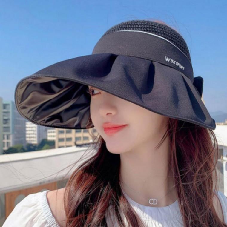 여성 와이드챙 오픈 돌돌이 버킷햇 챙모자 여름 바캉스 비치 해변 자외선차단 햇빛가리개 패션 잡화 모자