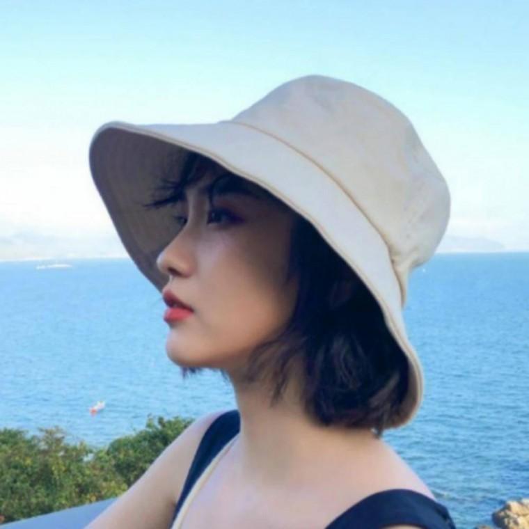 모자 여성 패션 햇빛가리개 챙넓은 버킷햇 자외선차단 데일리 나들이 모자 봄 코튼 외출용 벙 벙거지 여름