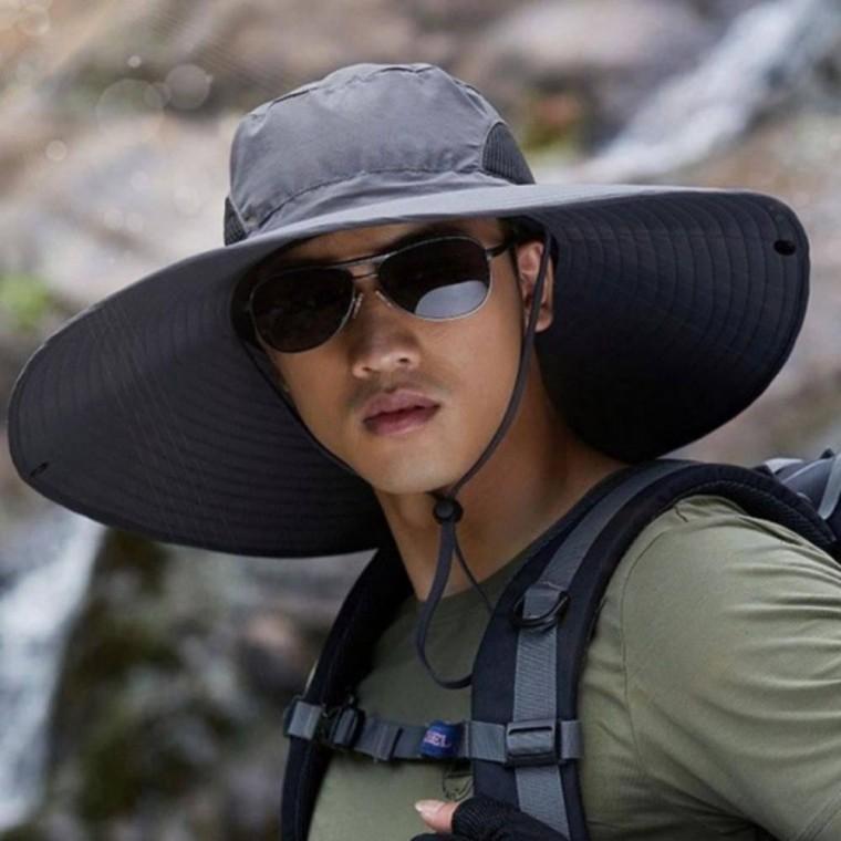 햇빛 벙거지 큰 모자 사파리햇 아웃도어 챙 차단 넓은 낚시 등산 농사 대형 남녀공용 작업용 캠핑 자외선차