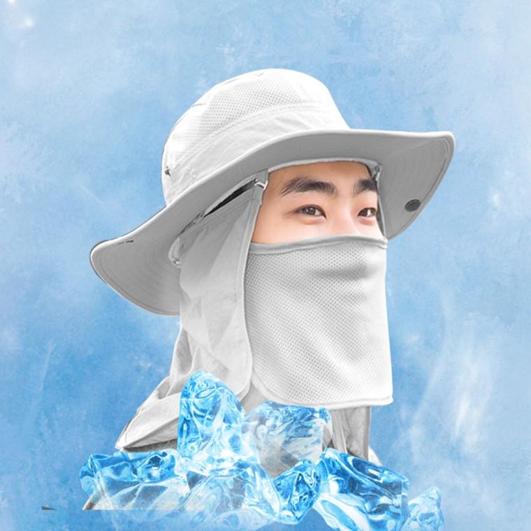 챙넓은 썬캡 얼굴가리개 여름 모자 햇빛차단 버킷햇