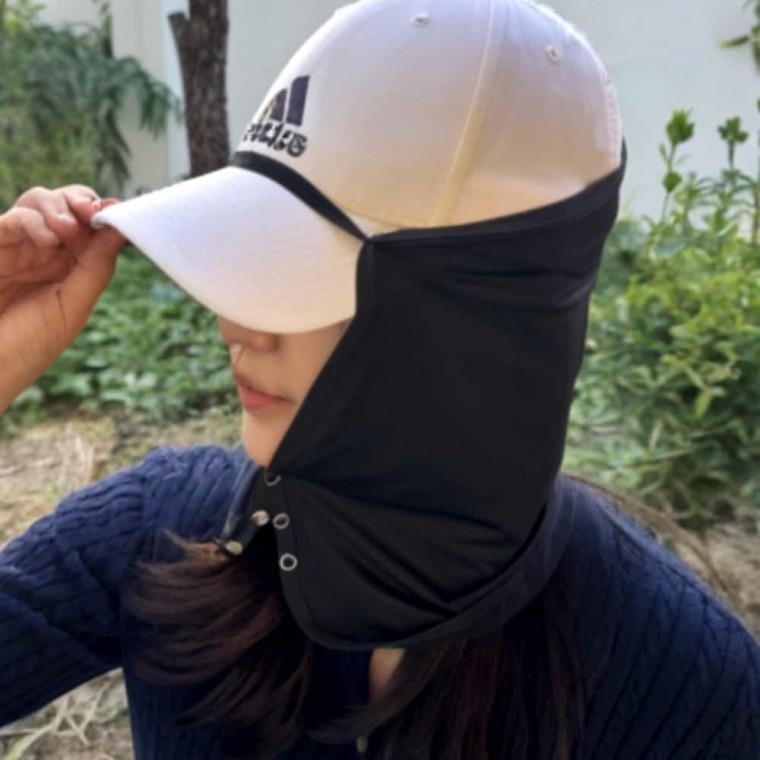 모자 햇볕가리개 블랙 쿨넥워머 햇빛가리개 자외선마스크