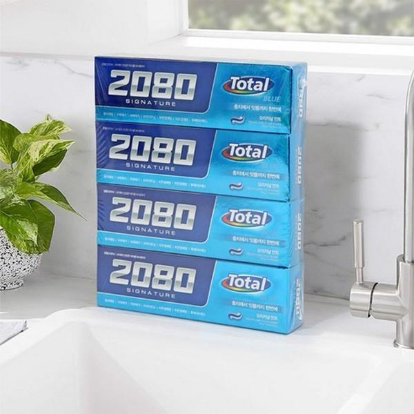 2080 시그니처 토탈블루 치약 125g x 4EA