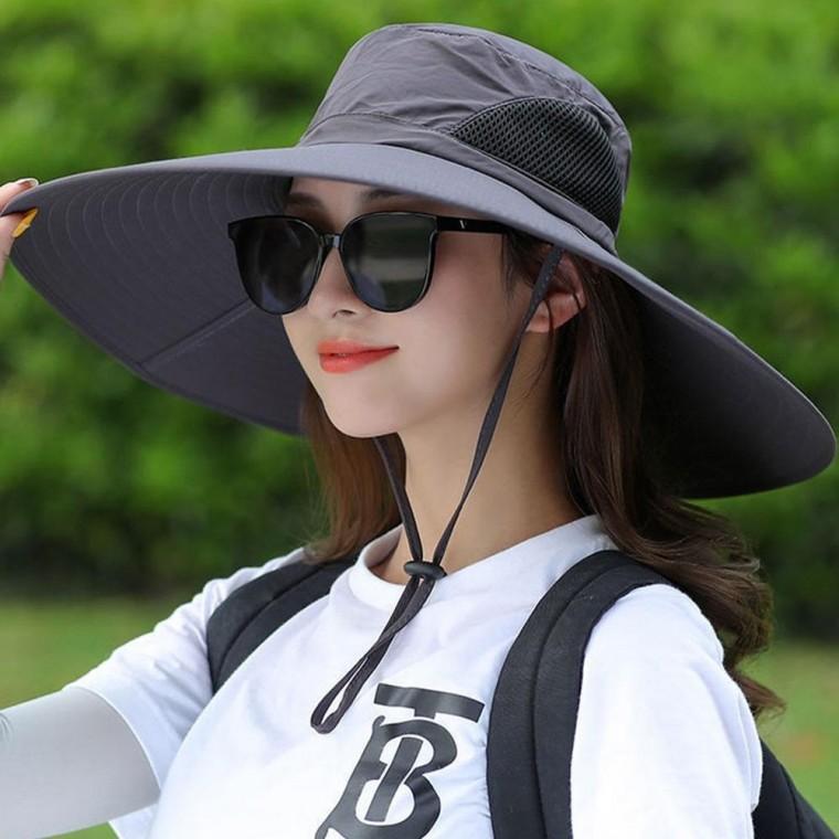 3색 1개 와이드 챙큰모자 넓은챙 여름 모자 차양모자 차광모자 대형모자 등산모자 햇빛차단