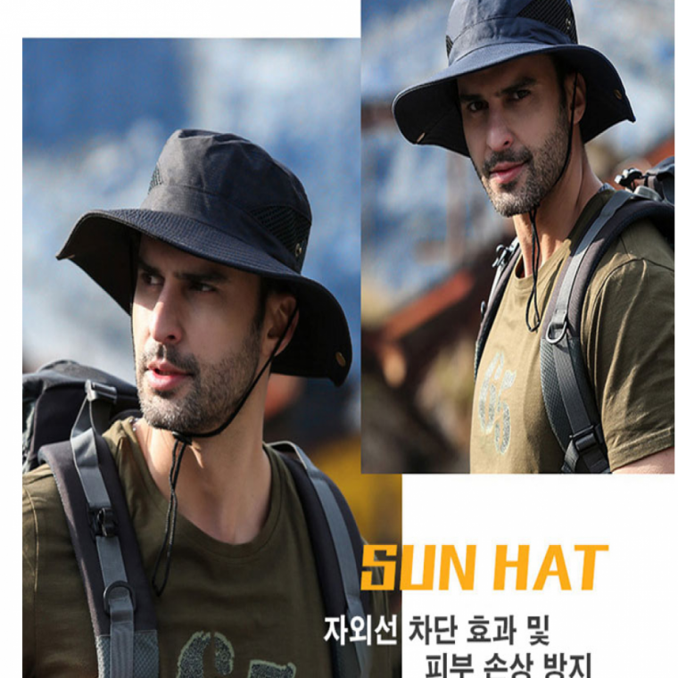 머리 작업 모자 썬캡 사파리 여성 자외선 등산 여름 햇빛 단체 행사선물