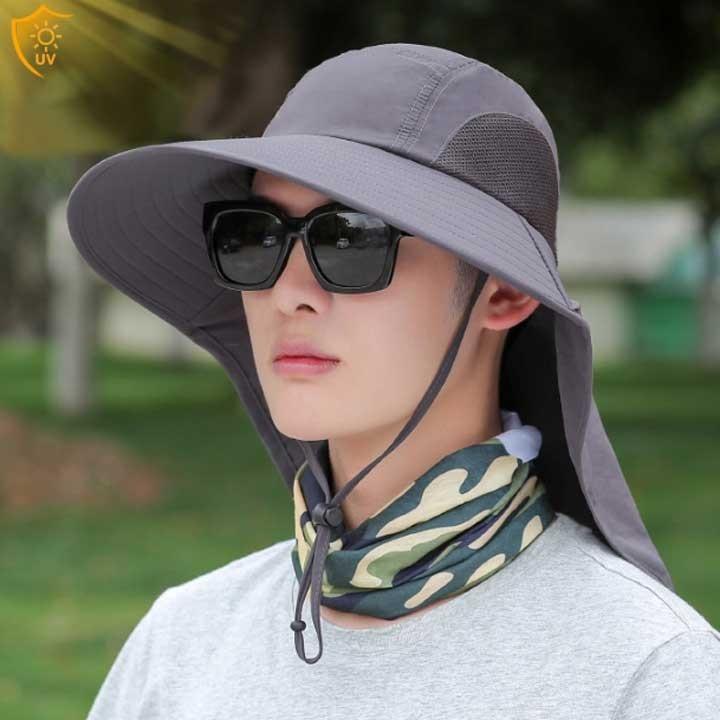 남녀공용 햇빛 목뒤 가림막모자 하이킹모자