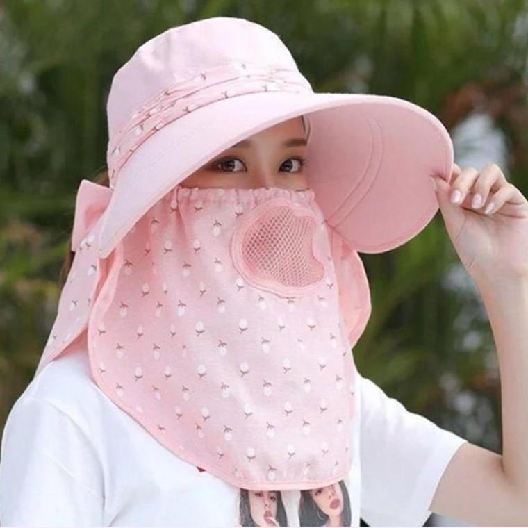 햇빛가리개 모자 마스크형 모자 차단 썬캡 폭염 여름