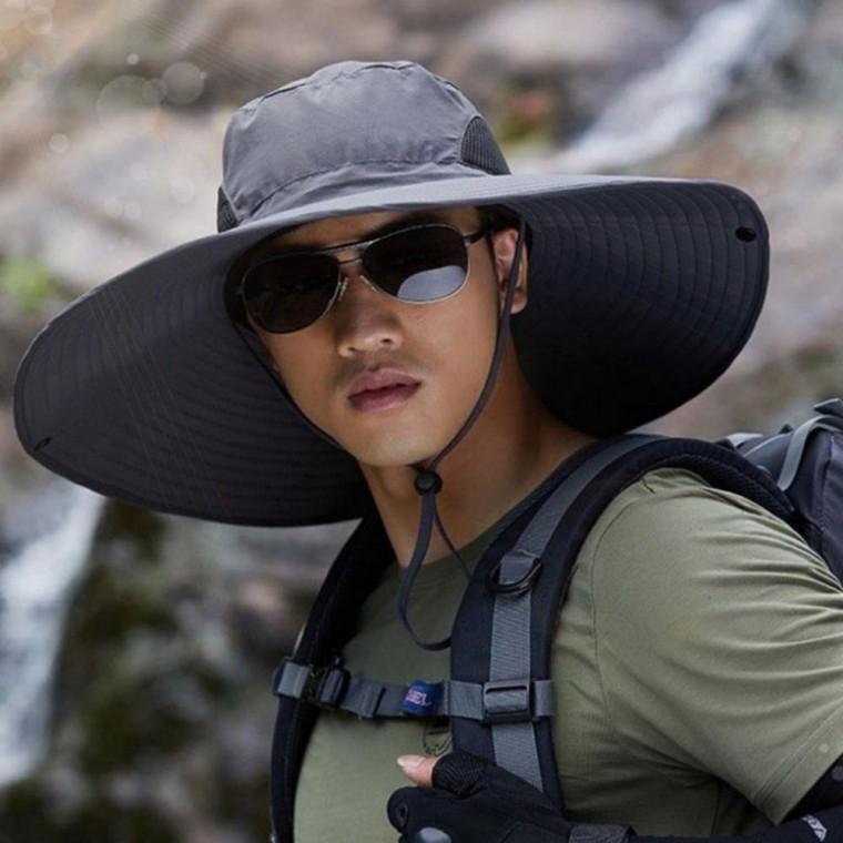 대형 챙 넓은 벙거지 모자 캠핑 등산 햇빛 차단