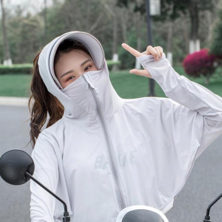 여성 여름 자외선차단 햇빛 가리개 썬캡 모자 상의