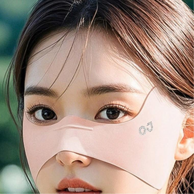 자외선차단 골프마스크 콧등 광대 커버 쿨링마스크 햇빛차단마스크 등산마스크 얼굴가리개 골프패션