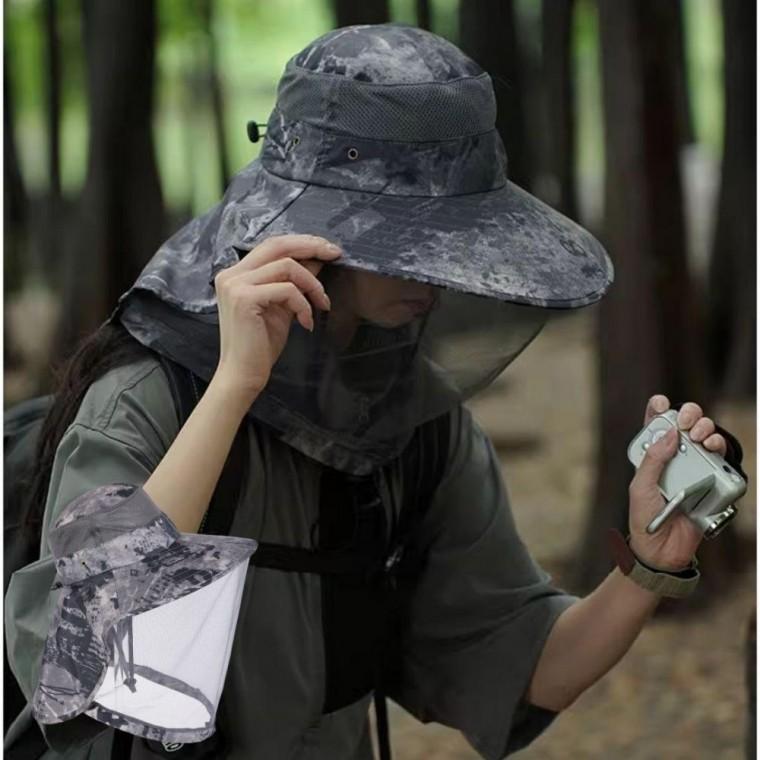 벌망모자 해충 차단 벌초 양봉 낚시 방충 햇빛