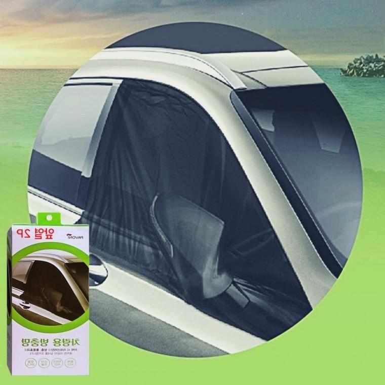 앞좌석창문 차량용 2개 방충망 낚시 캠핑 비박 차량용방충망 햇빛가리개