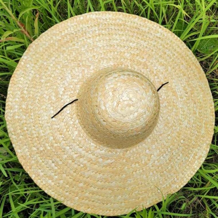초대형 밀짚모자(53-54cm) 지푸라기모자 햇빛차단모자