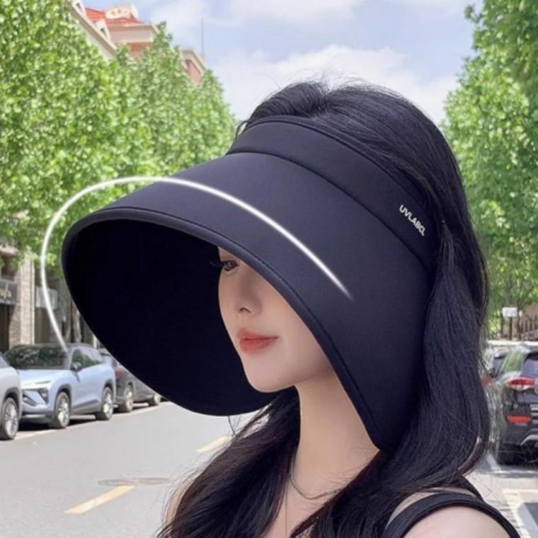 썬캡 모자 여성 자외선 차단 햇빛 넓은챙 산책