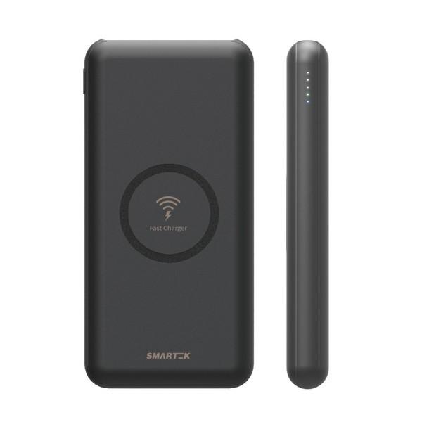 9V 10000mAh고속유무선충전보조배터리 STPB-QW10블랙