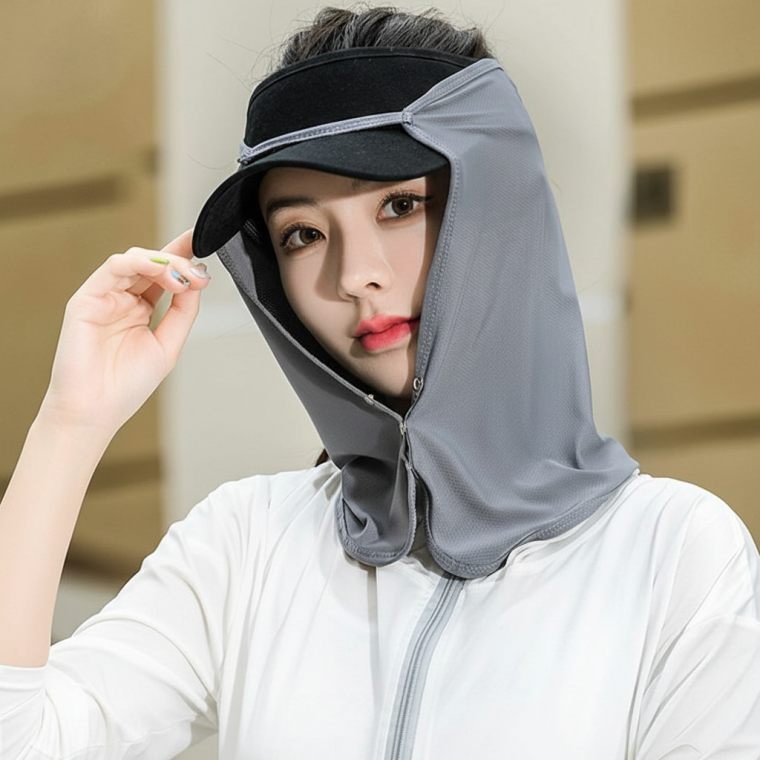 탈착식 햇빛차단 모자 가드 자외선차단 선캡 안전커버