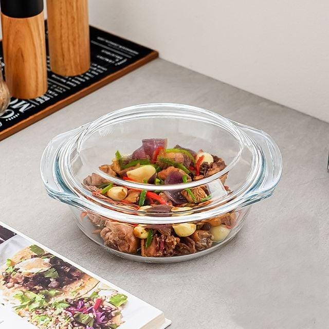 전자레인지 유리그릇 1500ml 내열유리반찬통 오븐유리용기 전자레인지유리용기 전자레인지용유리그릇 전자